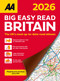 AA Big Easy Read Atlas Britain 2026 Spiral by AA Publishing, 9780749584313