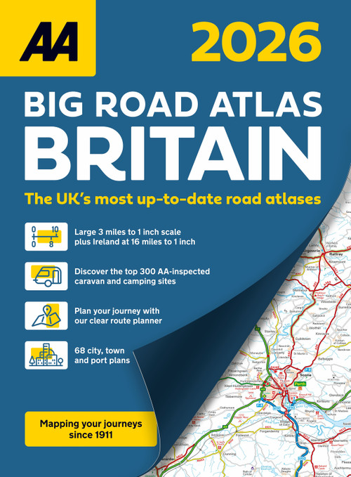 AA Big Road Atlas Britain 2026 by AA Publishing, 9780749584320