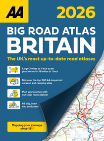 AA Big Road Atlas Britain 2026 Spiral by AA Publishing, 9780749584337