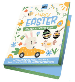 Happy Easter Colour & Scratch Book (Colour and Scratch Book) by Five Mile, 9781923286337