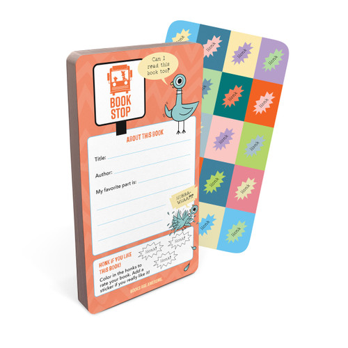 Book Stop Bookmarks (The Pigeon) by Knock Knock, 9781683495475