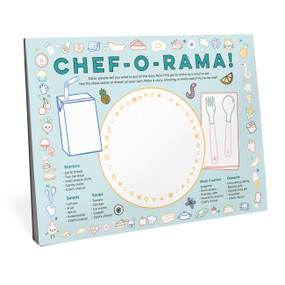 Eat Drink Color Draw! Activity Placemats by Knock Knock, 9781683495925
