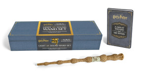 Harry Potter: Albus Dumbledore Light and Sound Wand Set (Plays 12 Sounds from the Films Including Dumbledore's Voice!) by Donald Lemke, 9798894142722