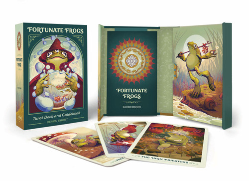 Fortunate Frogs (Tarot Deck and Guidebook) by Devon Short, 9798894142869