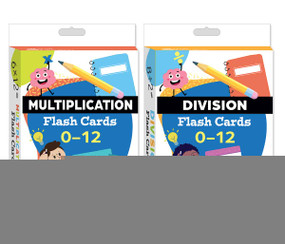 Multiplication & Division Flash Card 2-Deck Set by Teacher Created Materials, 9798330922475