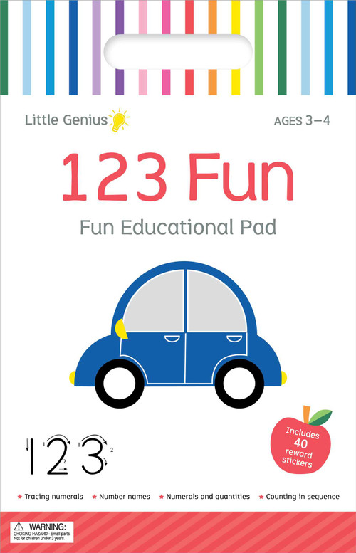 123 Fun (Fun Educational Activity Pad with Carry Handle) by Shelley Cox, 9780655226253