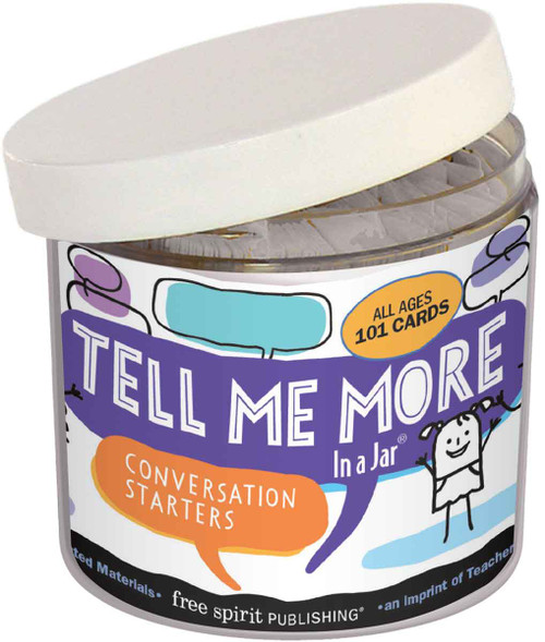 Tell Me More In a Jar® (Conversation Starters) by Teacher Created Materials, Free Spirit Publishing, 9781631985201