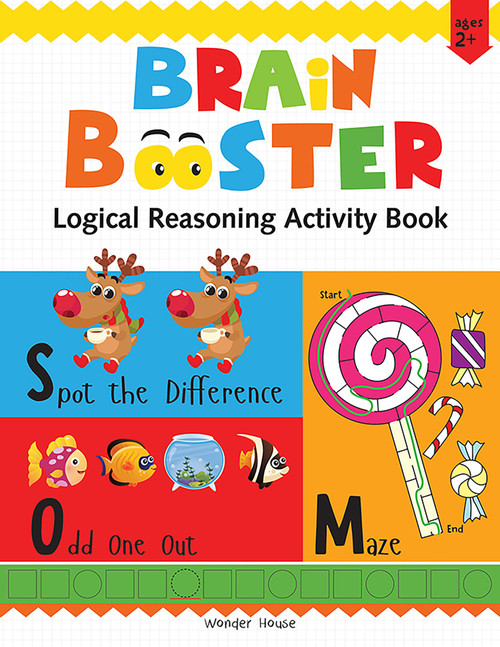Preschool Activity Book: Brain Booster - Logical Reasoning Activity Book For Kids by Wonder House Books, 9789354402784
