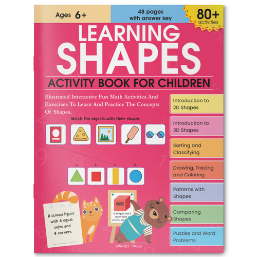 Learning Shapes Activity Book For Children by Wonder House Books, 9789358569704
