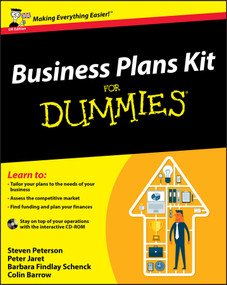 Business Plans Kit For Dummies, UK Edition by Steven D. Peterson, Peter E. Jaret, Barbara Findlay Schenck, Colin Barrow, 9780470743812