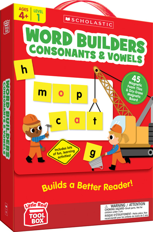 Little Red Tool Box: Word Builders: Consonants & Vowels by Scholastic, 9781546156048