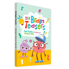 251 Brain Teasers: Math Riddles to Boost Your Thinking Skills (Number Puzzles, Picture Puzzles, Logic Puzzles and more | Ages 6+ [Penguin Series]) by Penguin Books, 9789815280173