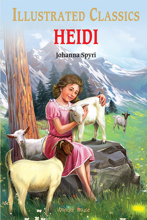 Heidi for Kids : illustrated Abridged Children Classics English Novel with Review Questions by Johanna Spyri, 9789354402340
