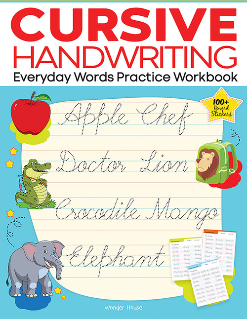 Cursive Handwriting - Everyday Words: Practice Workbook For Children by Wonder House Books, 9789390183777