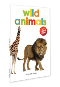 Wild Animals - Early Learning Board Book With Large Font : Big Board Books Series - 9789390183937 by Wonder House Books
