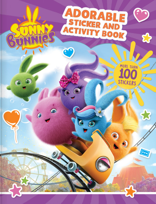 Sunny Bunnies: Adorable Sticker and Activity Book (More than 100 Stickers (US Edition)) by Yves Gélinas, Digital Light Studio LLC, CrackBoom! Books, 9782898020858