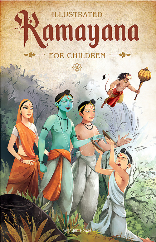 Illustrated Ramayana For Children (Black and White) by Shubha Vilas, 9789354400889