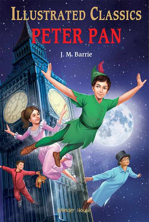Peter Pan for Kids : illustrated Abridged Children Classics English Novel with Review Questions by J.M. Barrie, 9789354402272