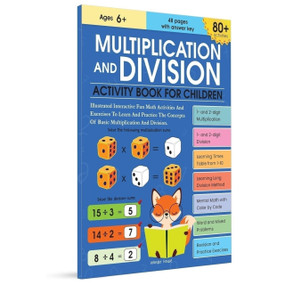 Multiplication and Division Activity Book (80+ Activities Inside) by Wonder House Books, 9789354402463