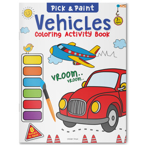 Pick and Paint Coloring Book: Vehicles by Wonder House Books, 9789354403743