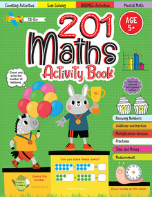 201 Maths Activity Book: Fun Activities and Math Exercises by Wonder House Books, 9789354404528