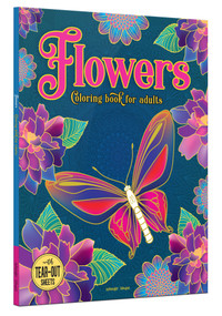 Flowers (Coloring Book For Adults) by Wonder House Books, 9789354404542