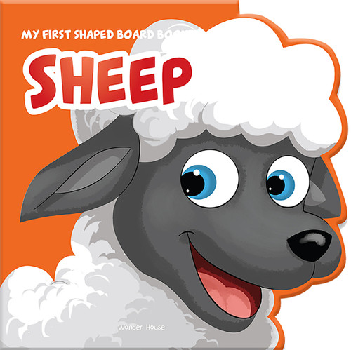 My First Shaped Board Book: Illustrated Sheep - Animal Picture Book for Kids Age 2+ Board book by Wonder House Books, 9789354404580
