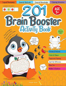 201 Brain Booster Activity Book - Fun Activities and Exercises For Children: Tracing & Pattern, Colors & Shapes, Maze by Wonder House Books, 9789354404603