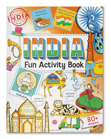 INDIA - Fun Activity Book for Children by Wonder House Books, 9789354407062