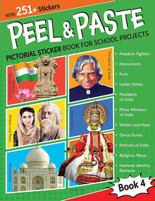 Peel & Paste - Pictorial Sticker Book For School Projects - Book 4 by Wonder House Books, 9789354407154