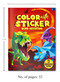 Color with Sticker - Dino Adventure by Wonder House Books, 9789354407178