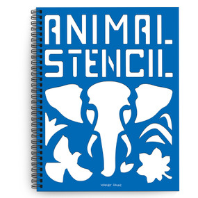 Stencil Book: Animal by Wonder House Books, 9789358563498