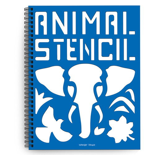 Stencil Book: Animal by Wonder House Books, 9789358563498