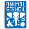 Stencil Book: Animal by Wonder House Books, 9789358563498