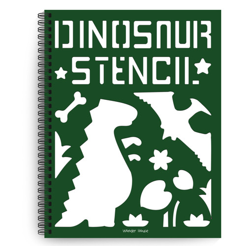 Stencil Book: Dinosaur by Wonder House Books, 9789358563535