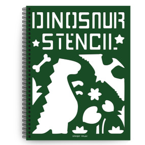 Stencil Book: Dinosaur by Wonder House Books, 9789358563535