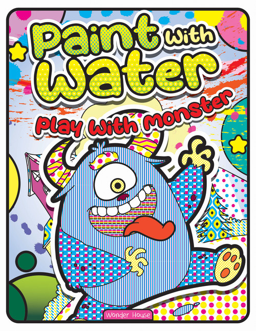 Paint with Water Play with Monsters, 9789358563924