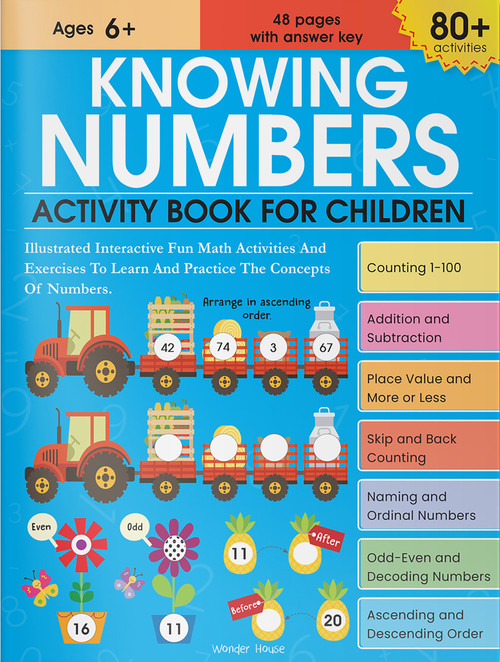 Knowing Numbers Activity Book For Children by Wonder House Books, 9789358566642
