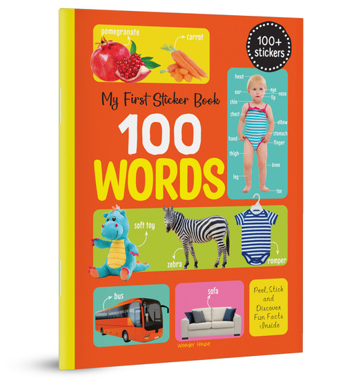 My First 100 Words Stickers by , 9789362140364