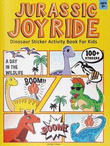 Jurassic Joyride Dinosaur Sticker Activity Book For Kids by Wonder House Books, 9789362147233