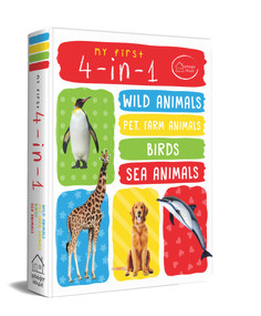 My First 4 In 1: Wild Animals, Pet and Farm Animals, Birds, Sea Animals by Wonder House Books, 9789387779556
