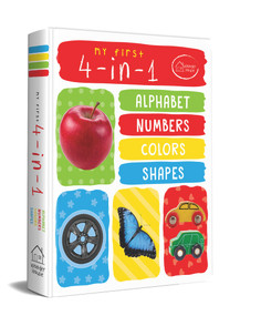 My First 4 In 1: Alphabet, Numbers, Colors, Shapes by Wonder House Books, 9789387779563