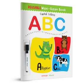 Reusable Wipe And Clean Book - Capital Letters : Write And Practice Capital Letters by Wonder House Books, 9789388810616