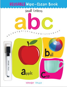 Reusable Wipe And Clean Book - Small Letters : Write And Practice Small Letters by Wonder House Books, 9789388810623
