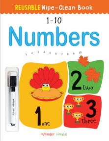 Reusable Wipe And Clean Book 1-10 Numbers : Write And Practice Numbers (1-10), 9789388810630