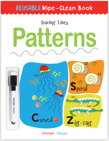 Reusable Wipe And Clean Book Tracing - Lines Patterns : Trace And Practice Patterns by Wonder House Books, 9789388810647