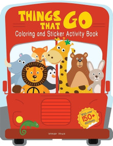 Things That Go - Coloring and Sticker Activity Book (With 150+ Stickers) by , 9789388810777