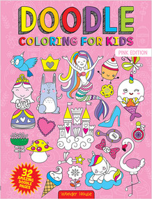 Doodle Coloring For Kids - Pink Edition by Wonder House Books, 9789389432695