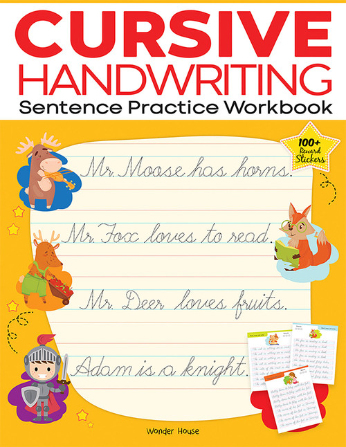 Cursive Handwriting - Sentence: Practice Workbook by Wonder House Books, 9789390183791