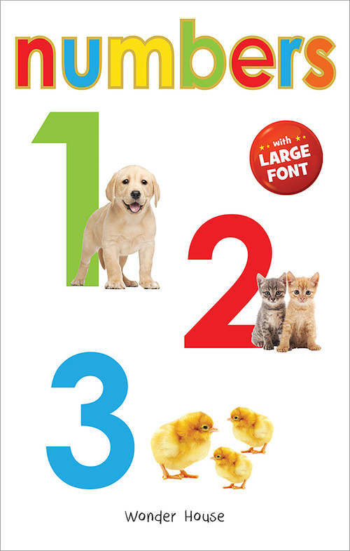 Numbers - Early Learning Board Book With Large Font : Big Board Books Series - 9789390183890 by Wonder House Books, 9789390183890